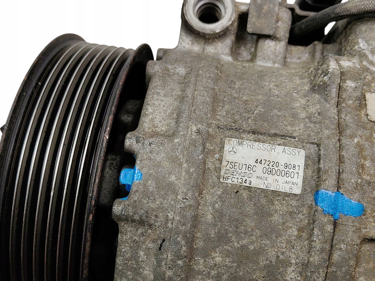 AIR CONDITIONING COMPRESSOR MERCEDES W211 W203 W204 1.8 COMPRESSOR 447220-9081
