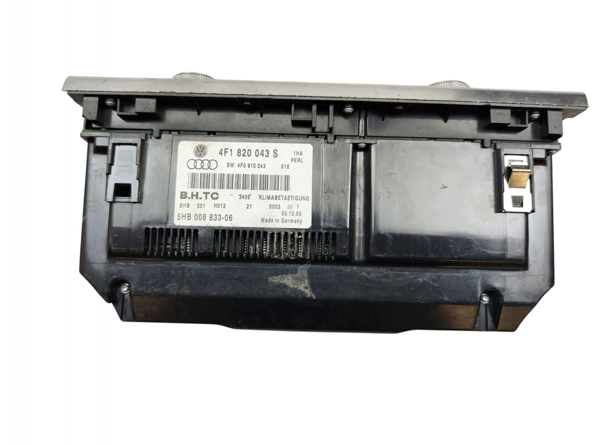 AIR CONDITIONING PANEL AUDI A6 C6 S6 C6 4F1820043S