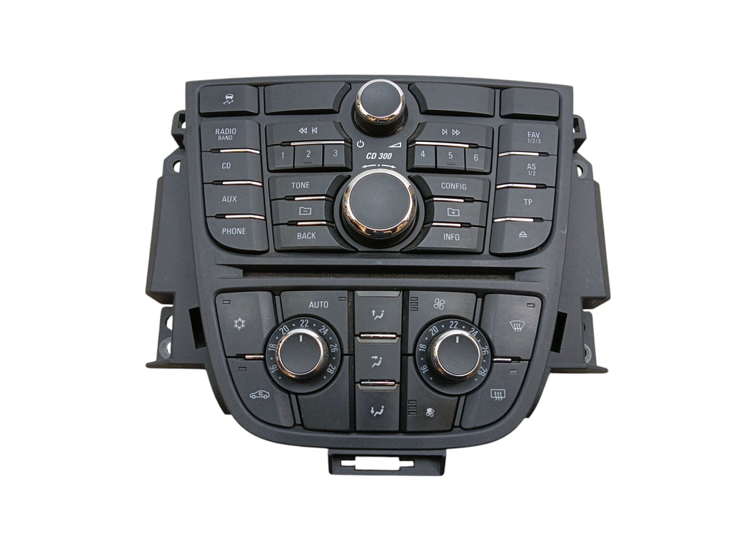AIR CONDITIONING RADIO PANEL OPEL ASTRA J (2009-2012) 13343707
