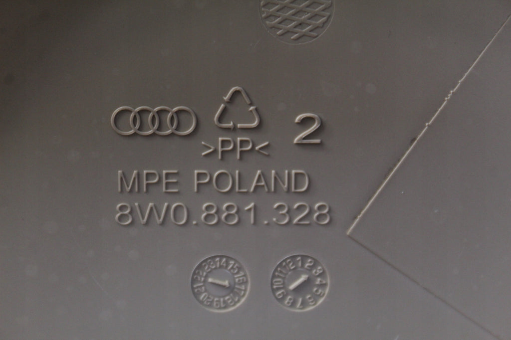AUDI A4 B9 8W SEAT FRAME COVER RIGHT FRONT 8W0881328
