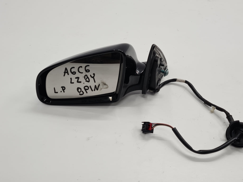 AUDI A6 C6 MIRROR LEFT 9PIN LZ9Y ENGLISH