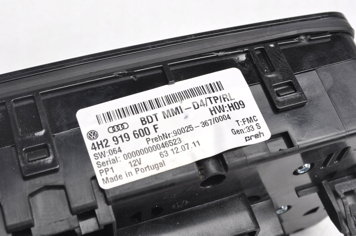 AUDI A8 D4 LONG RADIO CONTROL PANEL 4H2919600F