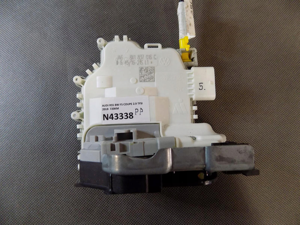 AUDI RS5 8W DOOR LOCK RIGHT 5 PIN 8X1837016C