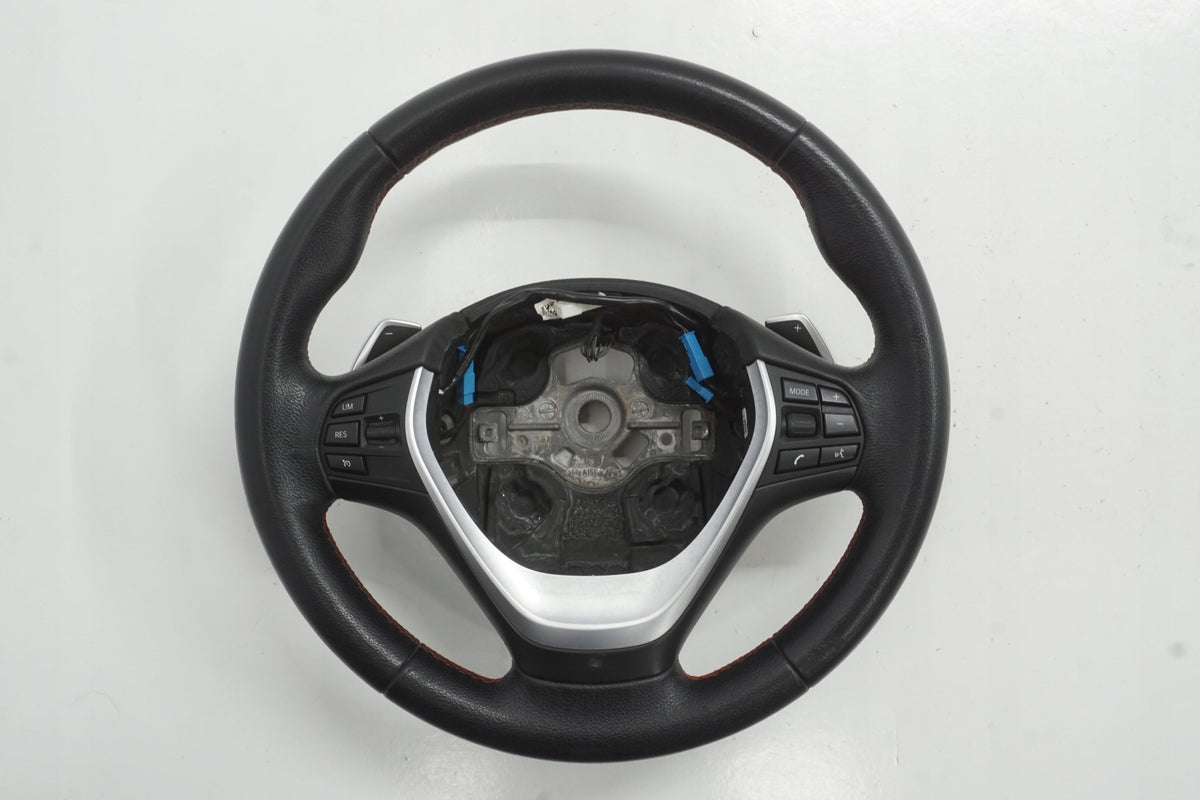 BMW F20 F21 STEERING WHEEL MULTIFUNCTION LEATHER PADDLE CRUISE CONTROL