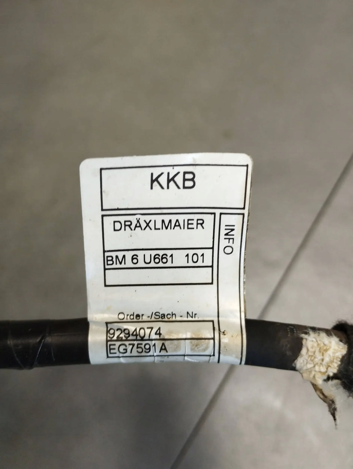 BMW X5 F15 BUNDLE CABLE 9294074