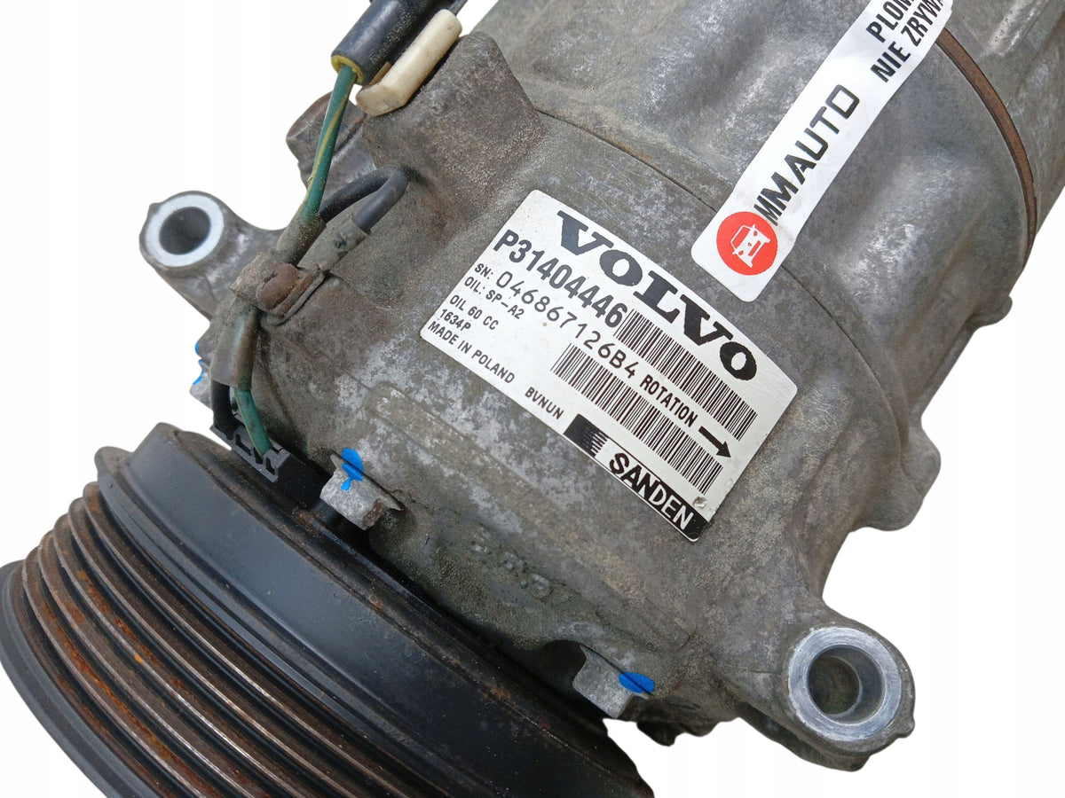 COMPRESSOR AIR CONDITIONING COMPRESSOR VOLVO XC60 AND LIFT (2013-2017) 31404446