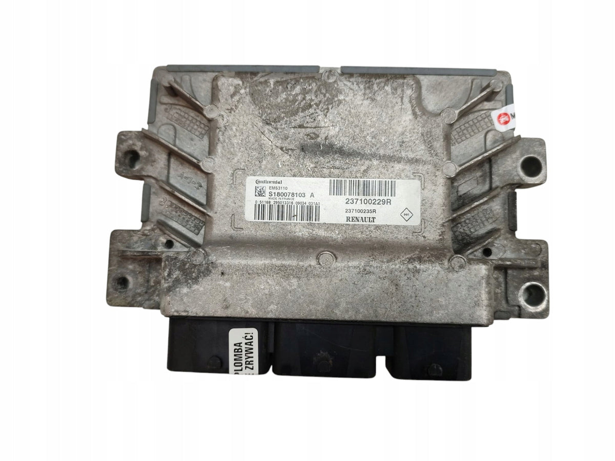 COMPUTER ENGINE CONTROLLER RENAULT MEGANE III 2.0 16V 237100229R 237100235R