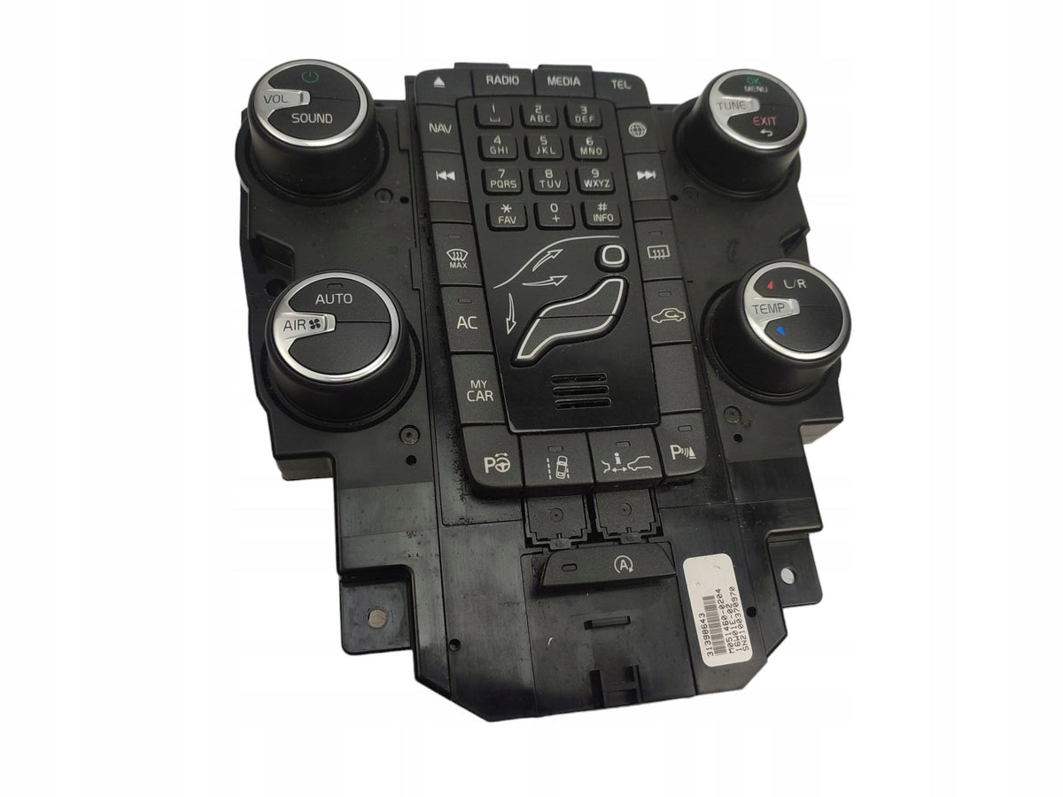 CONTROL PANEL FOR AIR CONDITIONING RADIO VOLVO V40 II CC (2012-2016)