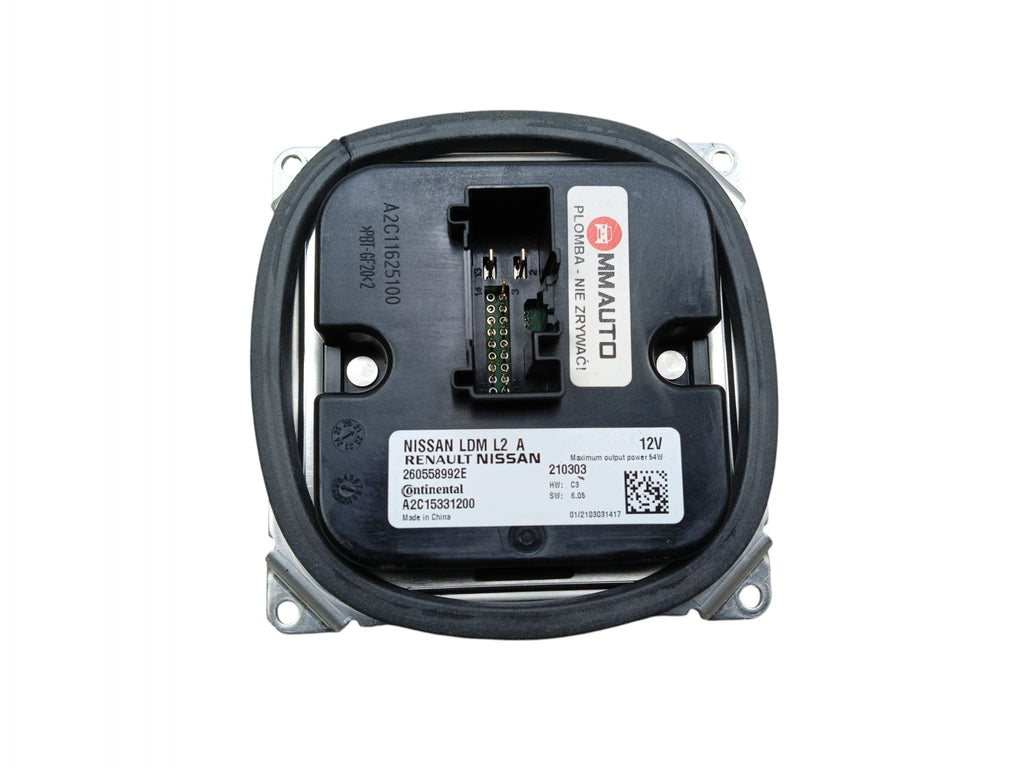 CONVERTER LED MODULE NISSAN JUKE II F16 260558992E