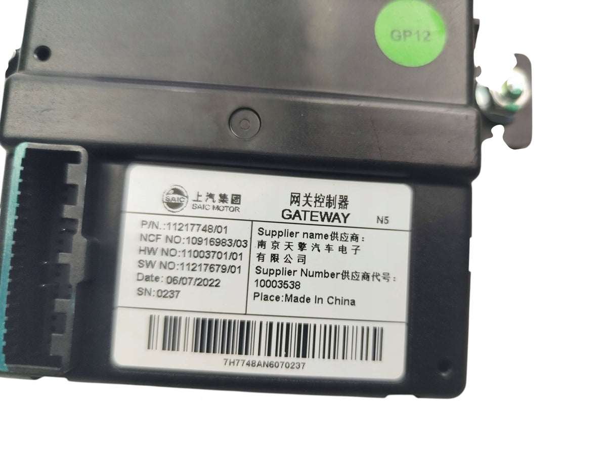 DRIVER GATEWAY MODULE MG ZS I EV 11217748 10003538
