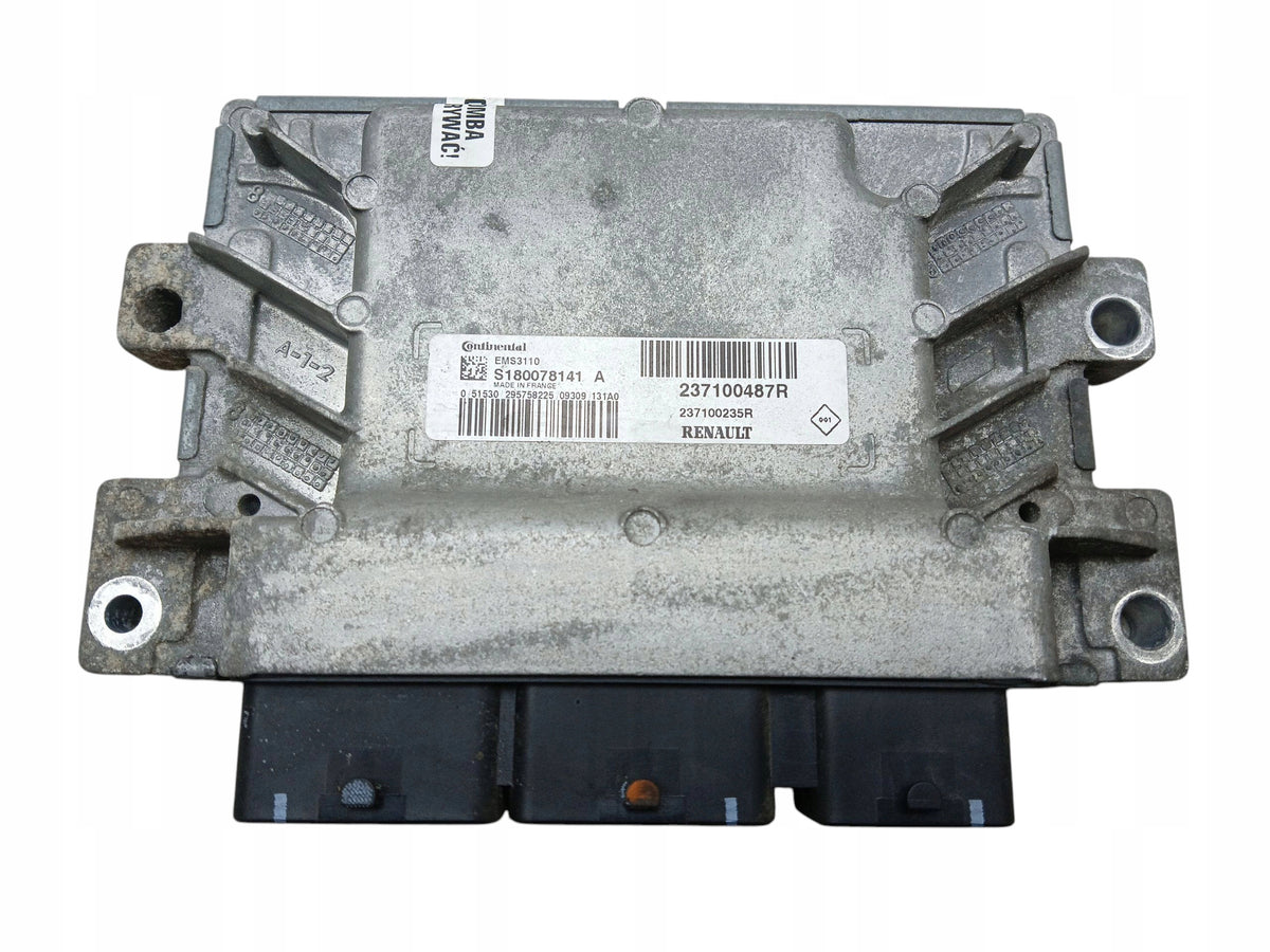 ENGINE COMPUTER RENAULT MEGANE III 2.0 16V M4R711 237100487R 237100235R