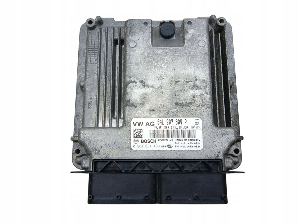 ENGINE COMPUTER VW PASSAT B8 2.0 TDI DFGA 04L907309P 0281031483