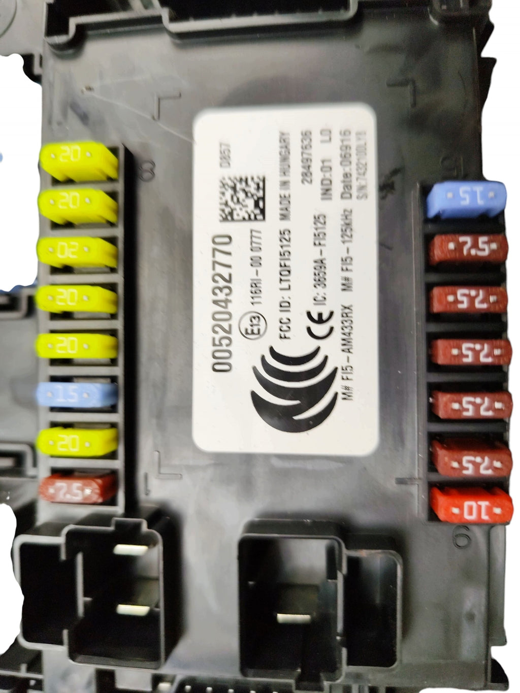 FUSE BOX BSI JEEP RENEGADE (2014-2018) 00520432770
