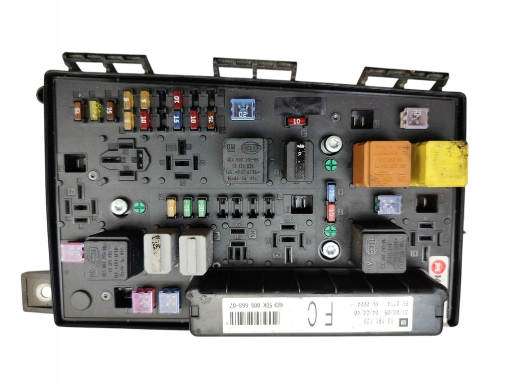FUSE BOX MODULE BSI OPEL ASTRA III H 13191126