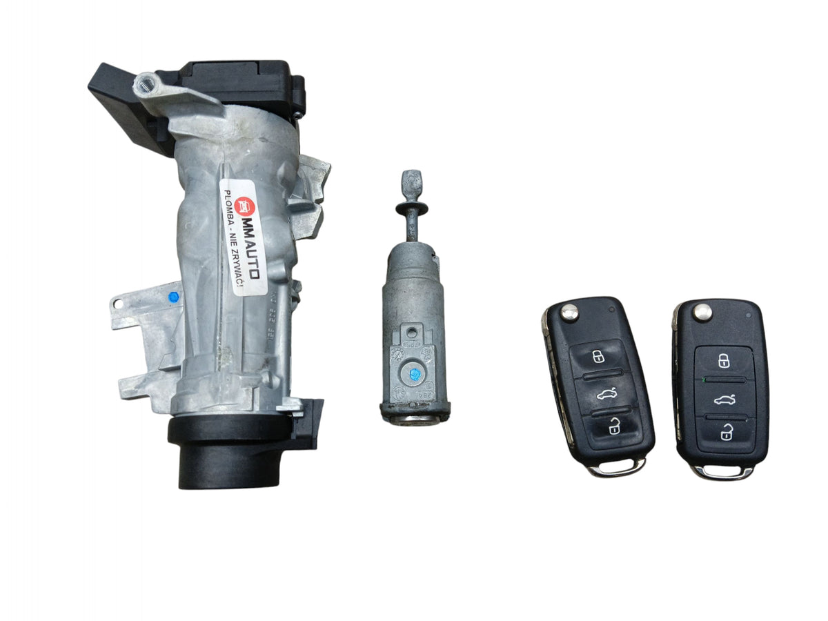 IGNITION 2X KEY INSERT SKODA RAPID (2012-2017) 1K0905851
