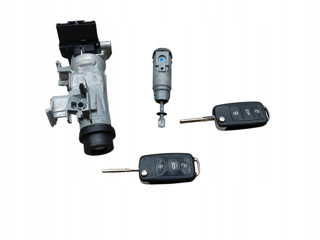 IGNITION 2X KEY INSERT SKODA RAPID (2012-2017) 1K0905851