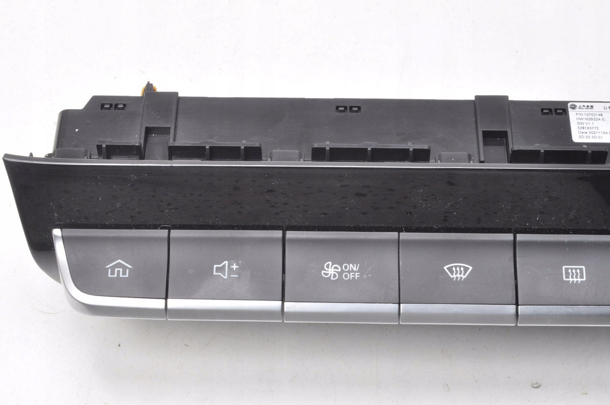 MG ZS PANEL AIR CONDITIONING SWITCH 10703148
