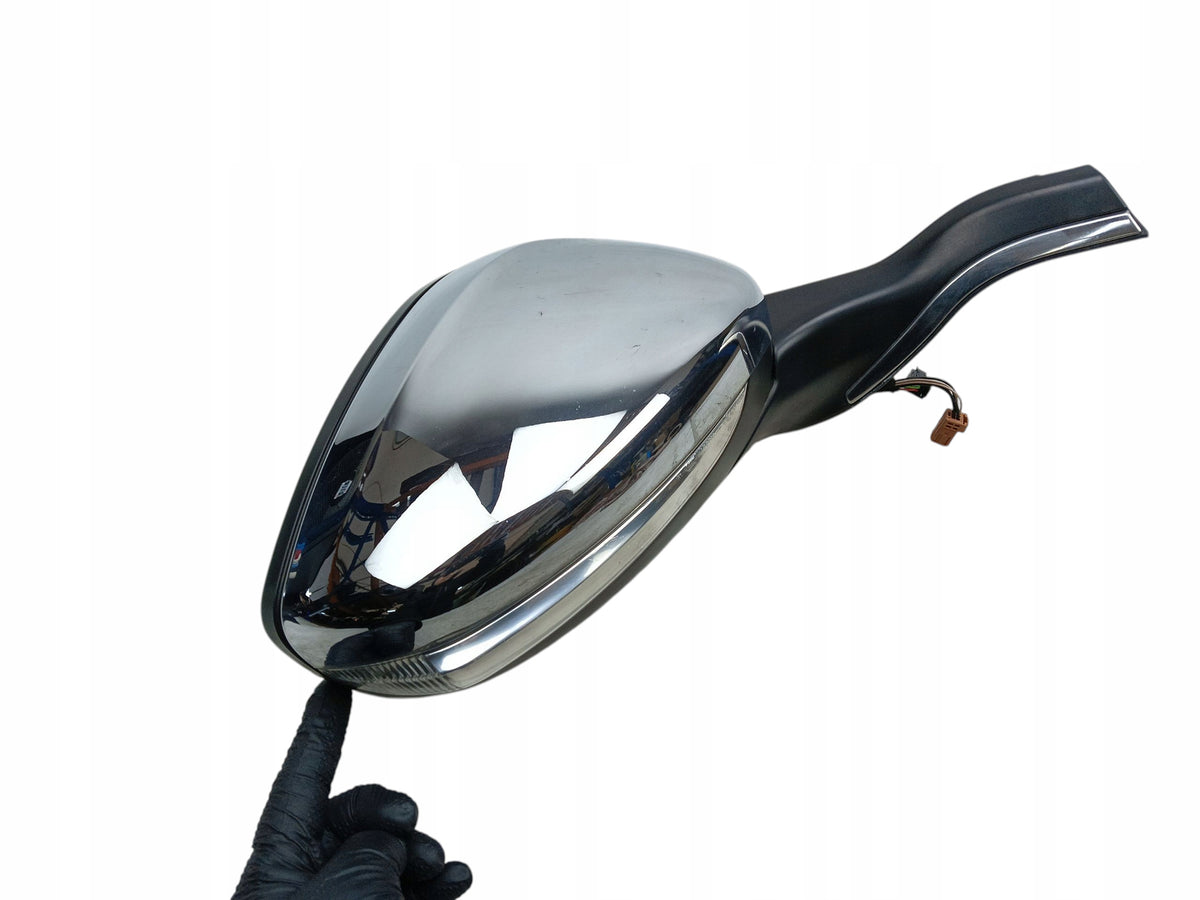 MIRROR RIGHT PEUGEOT 208 AND (2012-2015) 9 PIN EUROPE CHROME