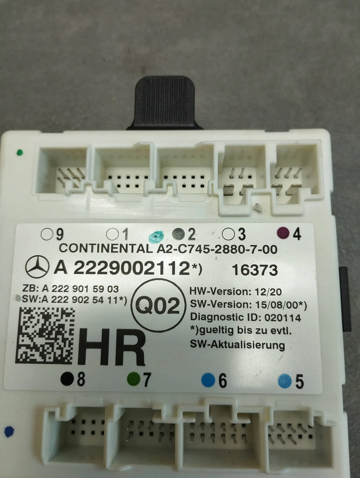 Mercedes-Benz GLC X253 DOOR MODULE RIGHT REAR A2229002112