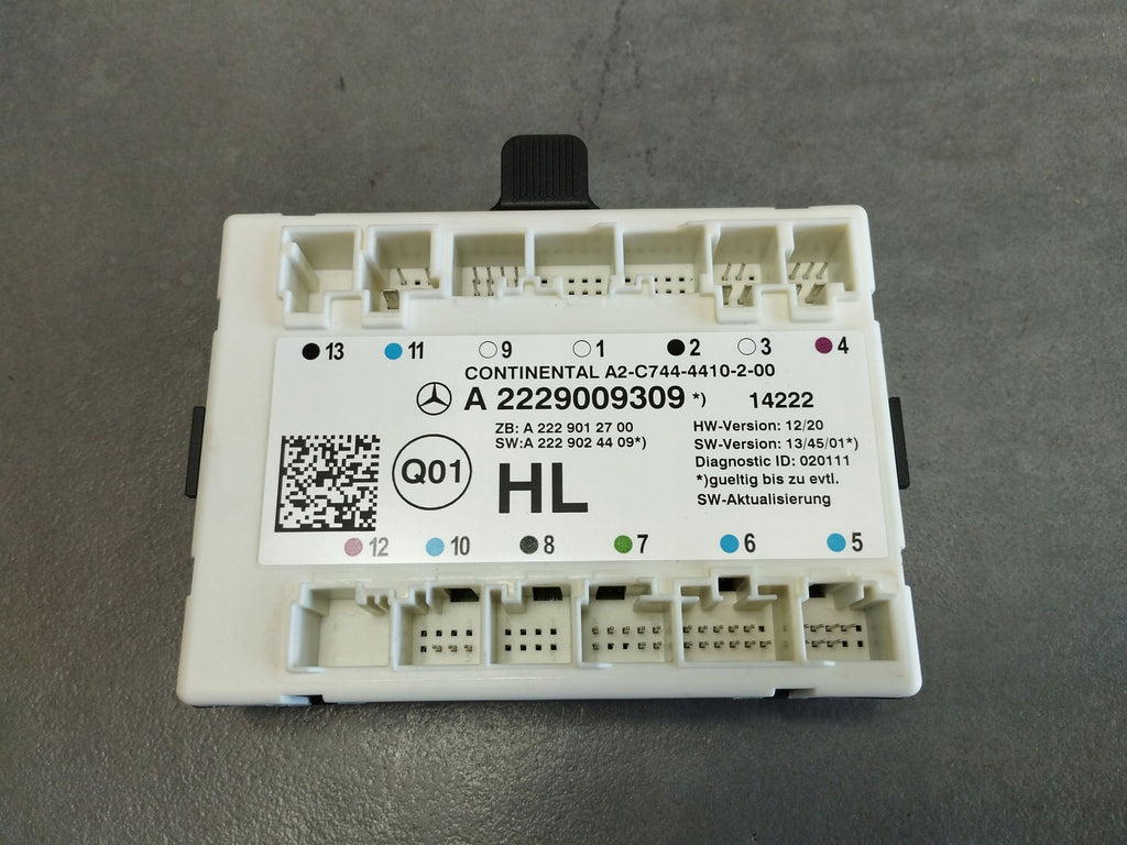 Mercedes-Benz S W222 2014 DOOR MODULE LEFT REAR A2229009309