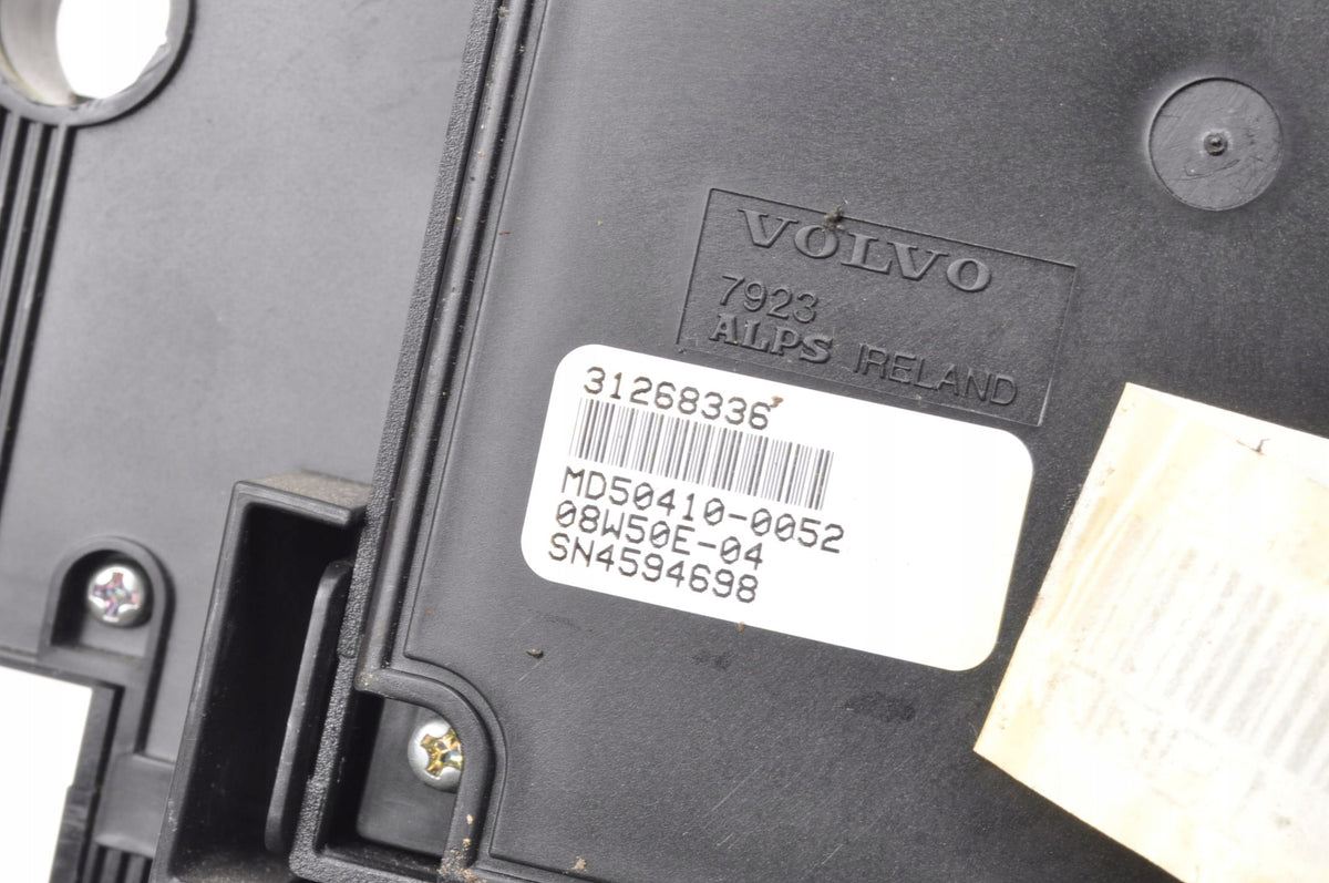 PANEL AIR CONDITIONING SWITCH VOLVO S80 II V70 III 31268336
