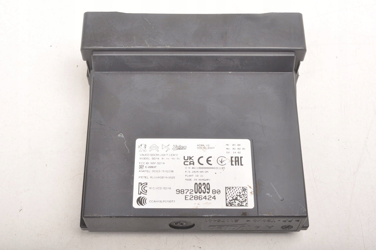 PEUGEOT 2008 II MODULE DRIVER 9872083980