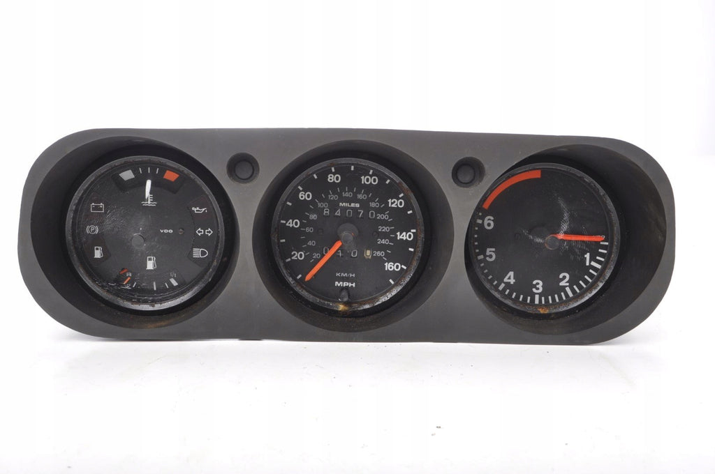 PORSCHE 924 COUNTER CLOCKS ENGLISH