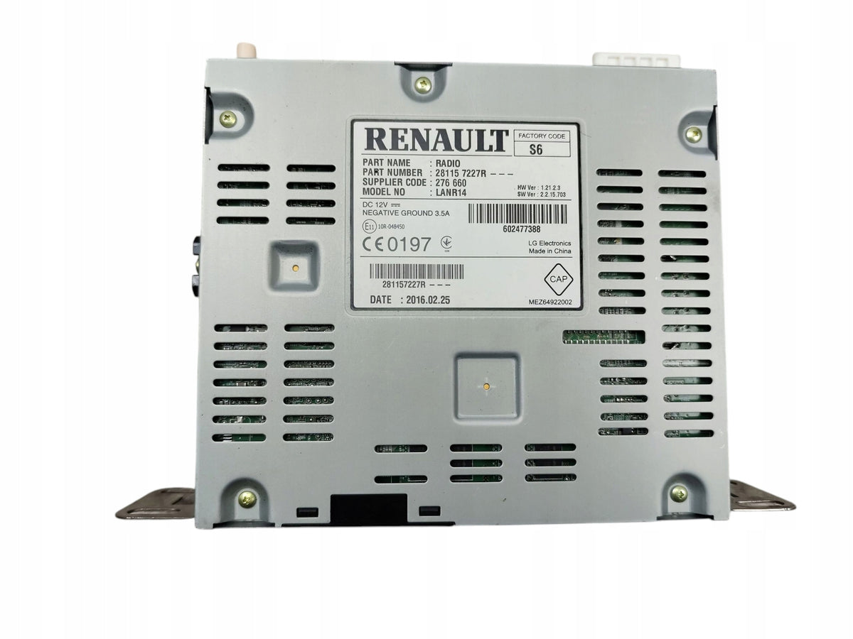 RADIO NAVIGATION GPS NAVI RENAULT KADJAR 281157227R