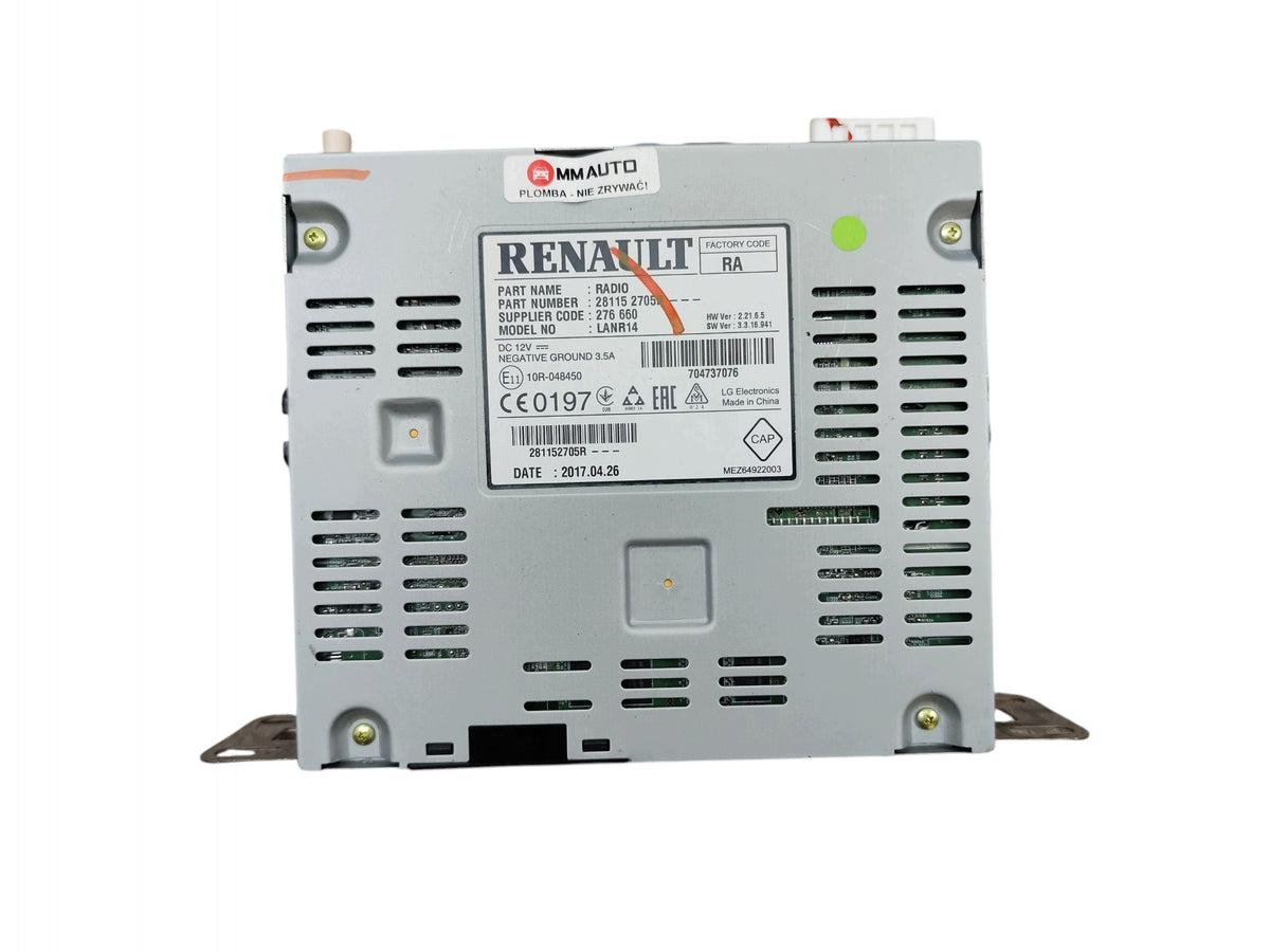 RADIO NAVIGATION GPS RENAULT KADJAR (2015-2018) 281152705R