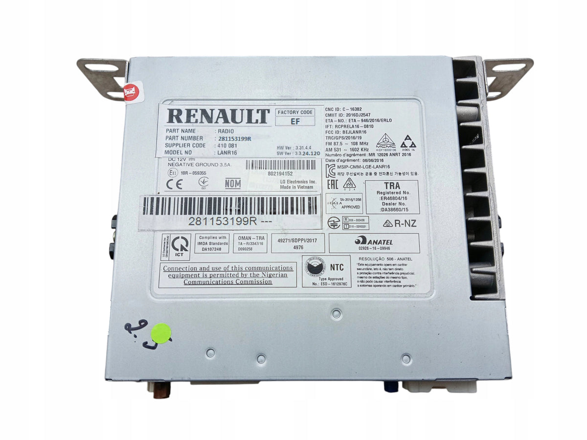 RADIO NAVIGATION GPS RENAULT KADJAR 281153199R