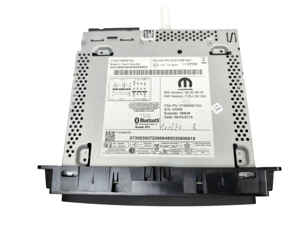 RADIO NAVIGATION JEEP RENEGADE (2014-2018) 07356350720
