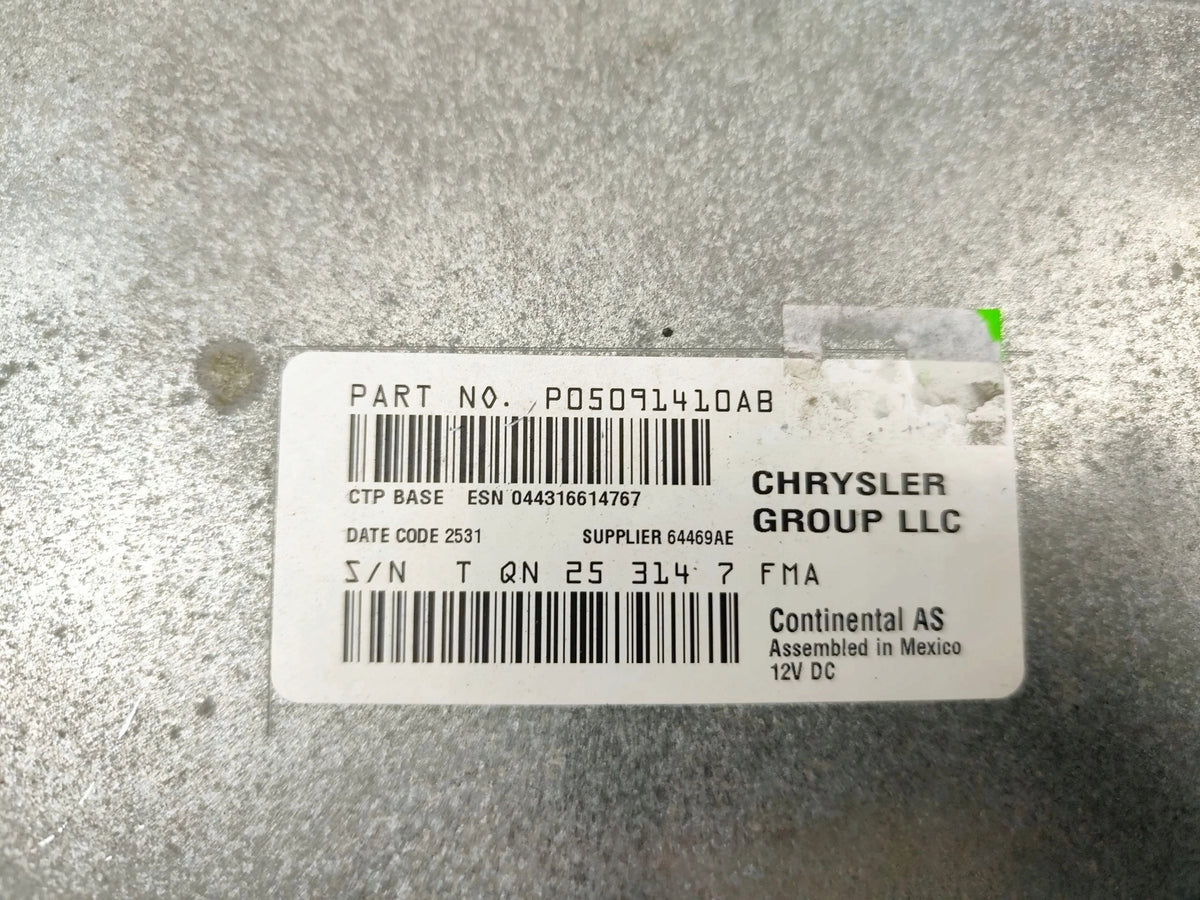 RADIO READER DODGE CHARGER II (2010-2014) P005091410AB