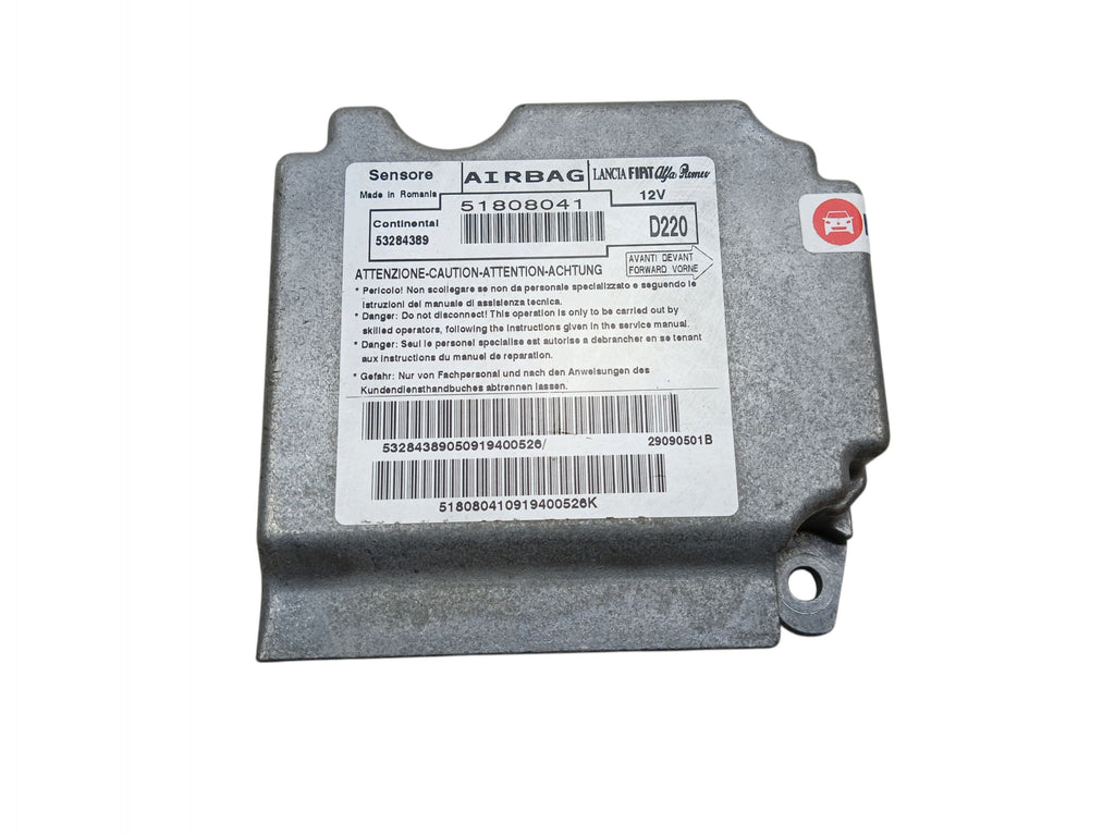 SENSOR MODULE AIRBAG LANCIA DELTA III 51808041