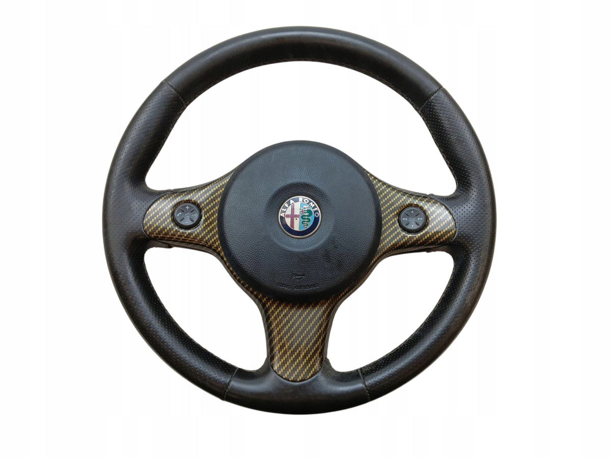 STEERING WHEEL LEATHER AIRBAG CUSHION MULTIFUNCTIONAL ALFA ROMEO 159 (05-11)