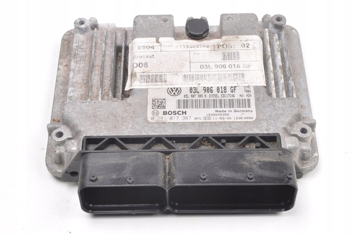 VOLKSWAGEN SCIROCCO III 2.0 TDI COMPUTER ENGINE CONTROLLER 03L906018GF