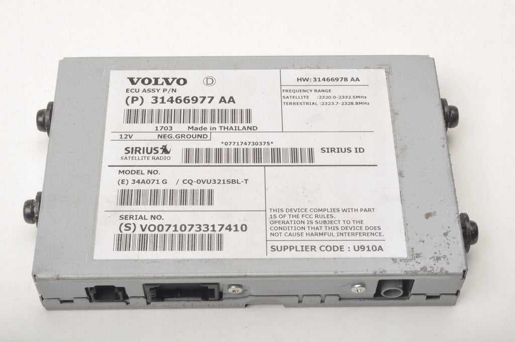 VOLVO S60 II V60 ANTENNA AMPLIFIER 31466977AA LIFT