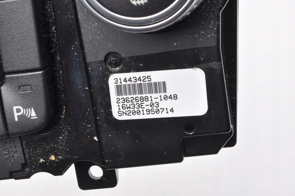 VOLVO S60 II V60 XC60 AND PANEL AIR CONDITIONING SWITCH 31443425