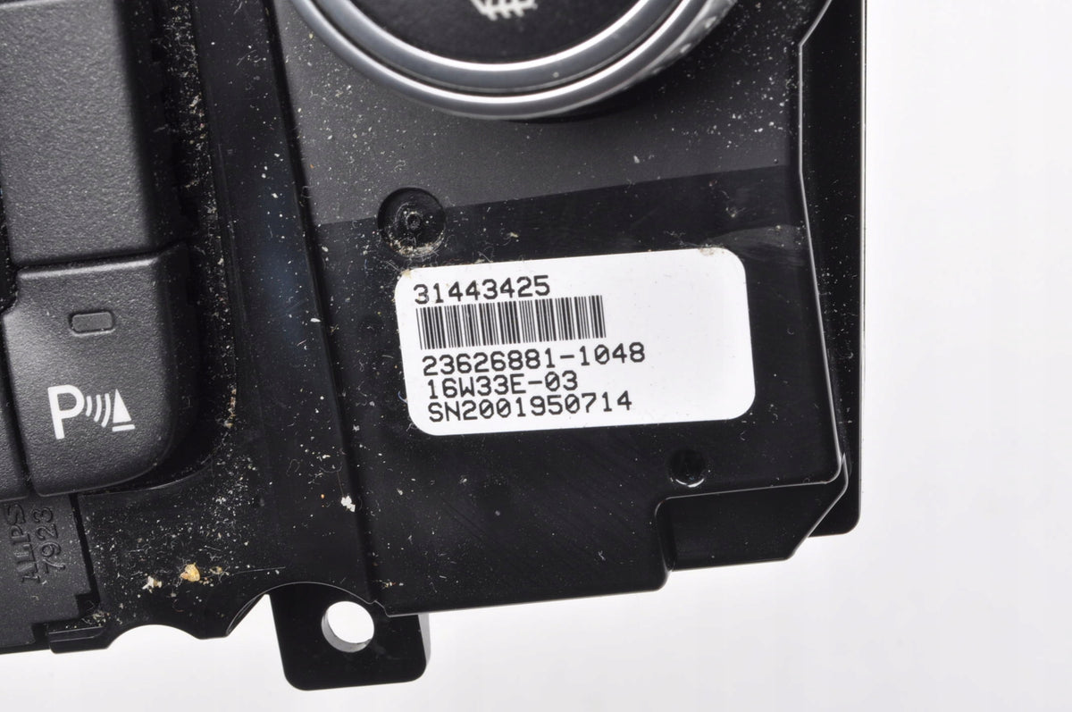 VOLVO S60 II V60 XC60 AND PANEL AIR CONDITIONING SWITCH 31443425