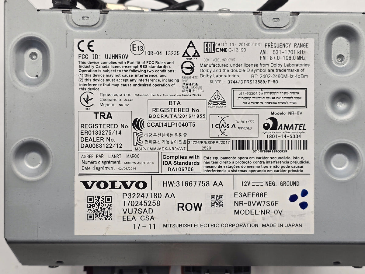 VOLVO S90 V90 17R RADIO NAVIGATION 32247180