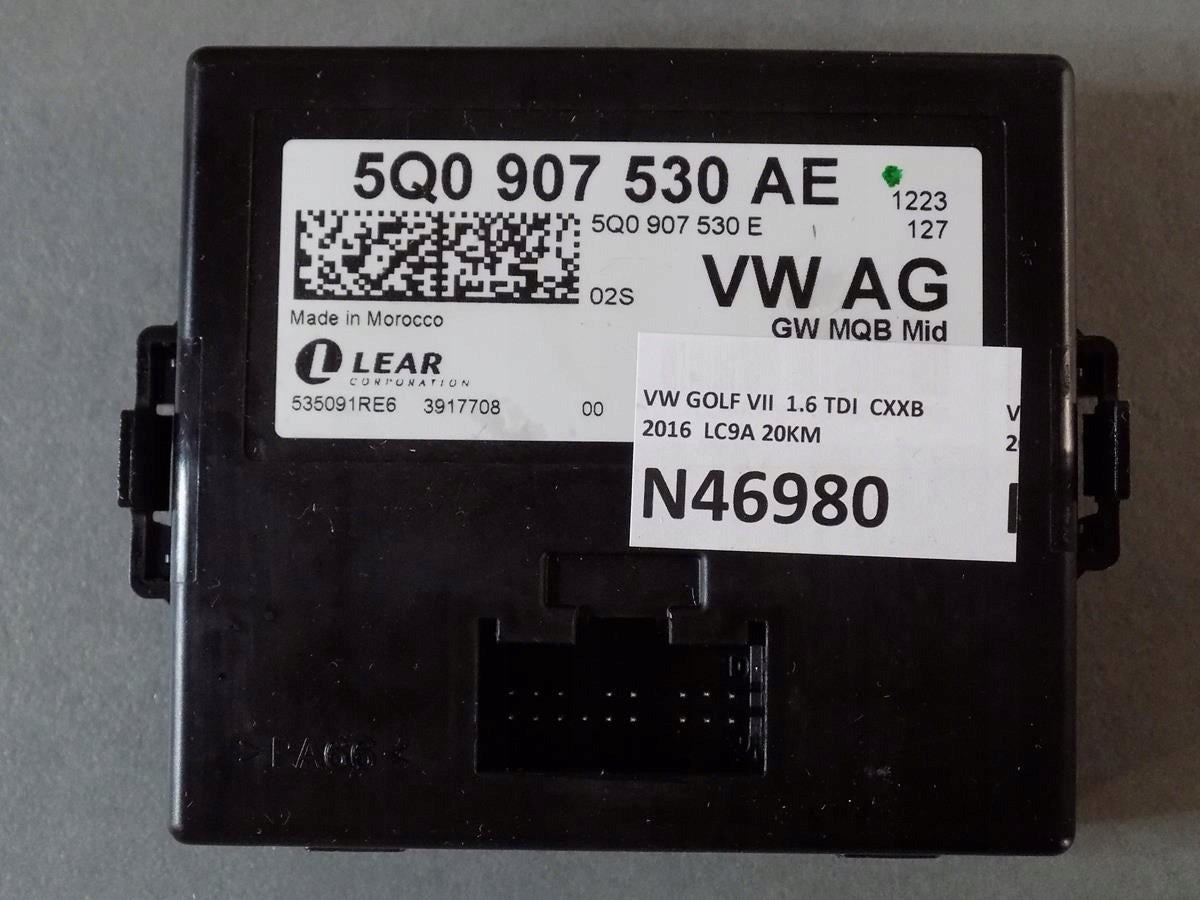 VW GOLF VII GATEWAY MODULE 5Q0907530AE