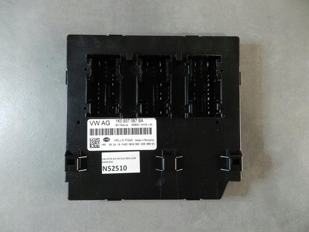 VW JETTA 5C COMFORT MODULE 1K0937087BA