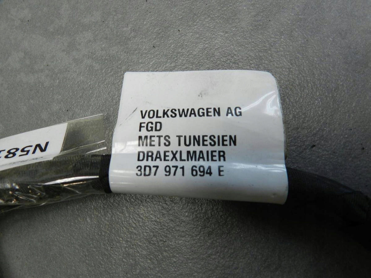 Volkswagen Phaeton Door Harness Right Rear 3D7971694E